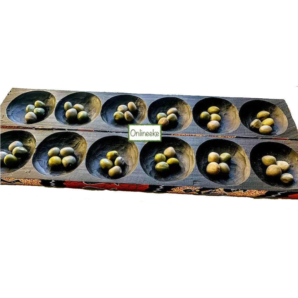 African | Ncho | Ayo | Mancala | Family Board Game