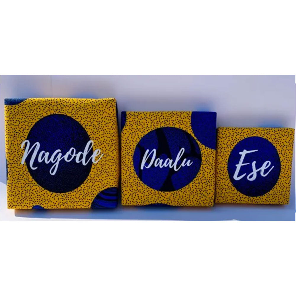 African Themed | Wall Frame Set | Ankara Fabric
