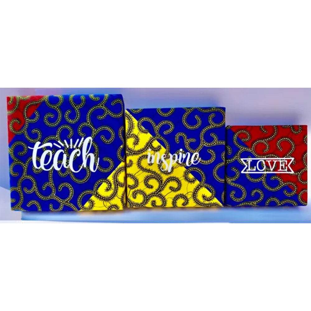 African Themed | Wall Frame Set | Ankara Fabric